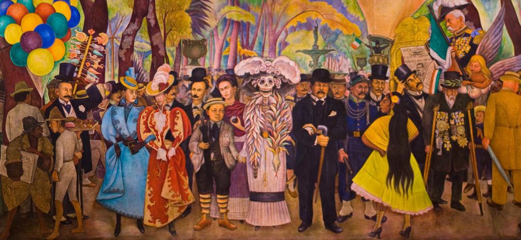diego rivera sueno dominical detalhe